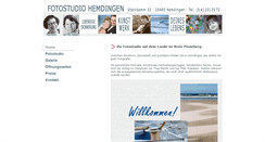 Desktop Screenshot of fotostudio-hemdingen.de